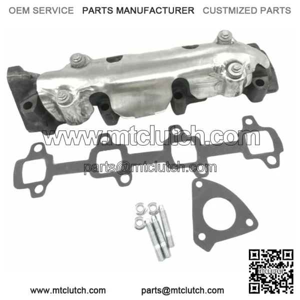 Exhaust Manifold Kit Passenger Right Side For Chevy GMC Pickup Truck Van 6.6L (For: More than one vehicle)