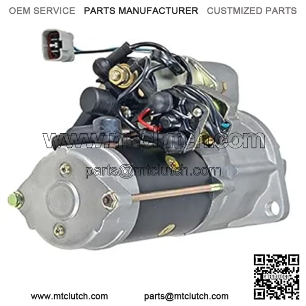 New 9T 24V Starter Compatible with Komatsu Excavator PC75U 4D95 Engine 1995-1997 6008134411 - Image 2