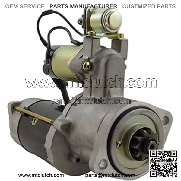 New Premium Starter 24 Volt including Relay for Caterpillar 320N Mitsubishi Forklifts Lift Truck DP40 FD20 FD-25 FD30 FD50 FD70 0R1091 10R2985 1146864 135-2361 1R5538 1R7370 5I7716 LRS01889 LRS01928V - Image 2