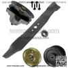 Deck Spindle Pulley Kit For MTD Ranch King Ryobi Huskee Yard Machines