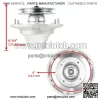 Deck Spindle & Blade Pulley Belt for John Deere F620 F680 F687 ZTrak 48" 54" 60" - Image 2