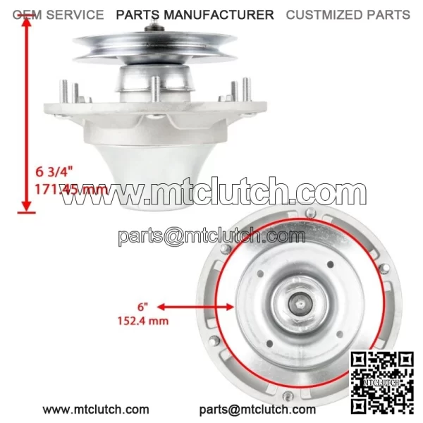 Deck Spindle & Blade Pulley Belt for John Deere F620 F680 F687 ZTrak 48" 54" 60" - Image 2