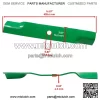 Deck Spindle & Blade Pulley Belt for John Deere F620 F680 F687 ZTrak 48" 54" 60" - Image 3