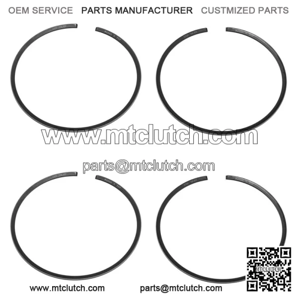 2  Piston Ring Kits for Kawasaki 1986-1996 650 SX X2 .020 Over Bore 76.5mm