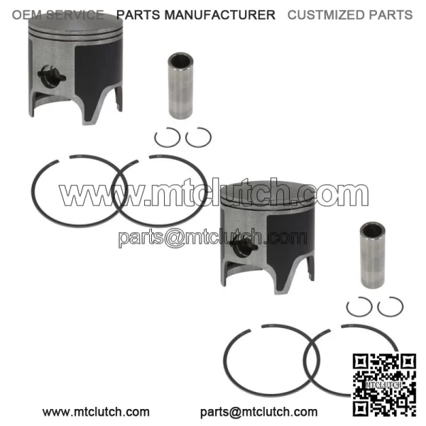 2  .040 Over Bore Piston Kits for Yamaha many Phazer & Venture 480 & 500 73mm