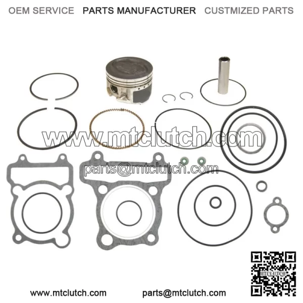 020 Over Piston & Gasket Kit for Yamaha Most 1992-2009 250 ATV's 71.5mm