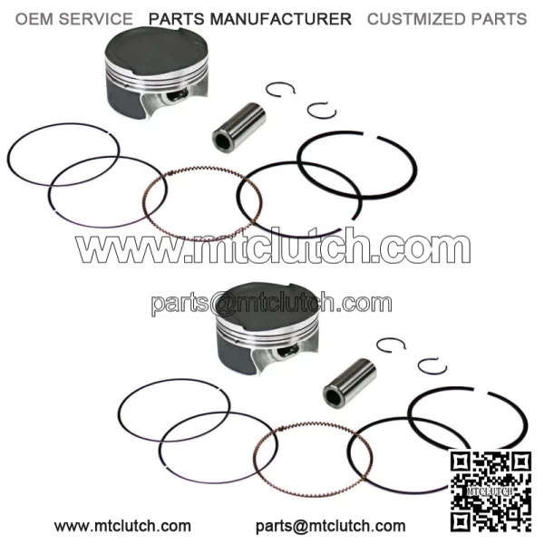 2  Piston Kits for Can-Am 2011-2018 1000 Standard Bore 91mm