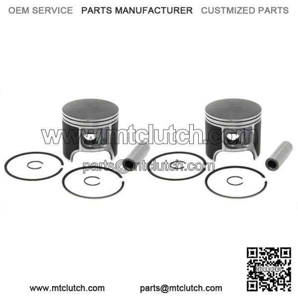 2  Piston Kits for Polaris 700 Indy XC XC SP Pro X Standard Bore 81mm