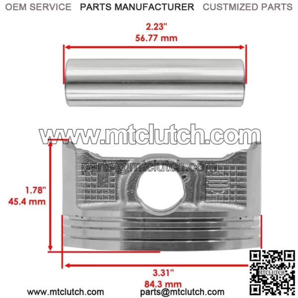 Cylinder Piston & Rings Kit for Kawasaki Teryx LE 800 KRF800 2014-2020 For: More than one vehicle - Image 4