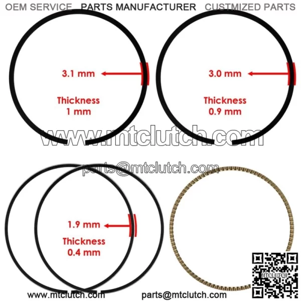 Cylinder Piston & Rings Kit for Kawasaki Teryx LE 800 KRF800 2014-2020 For: More than one vehicle - Image 5
