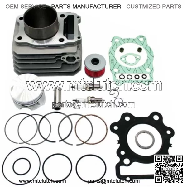 For 1988-2000 Honda TRX 300 Fourtrax FW 4x4 2x4 Cylinder Top End Rebuild Kit NEW For: Honda