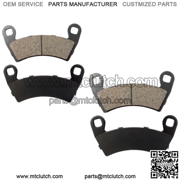 Qty 2 Front Brake Pads For Polaris Ranger 500 EFI H0 4x4 2x4 Crew UTV 06-15 For: Polaris Ranger 400