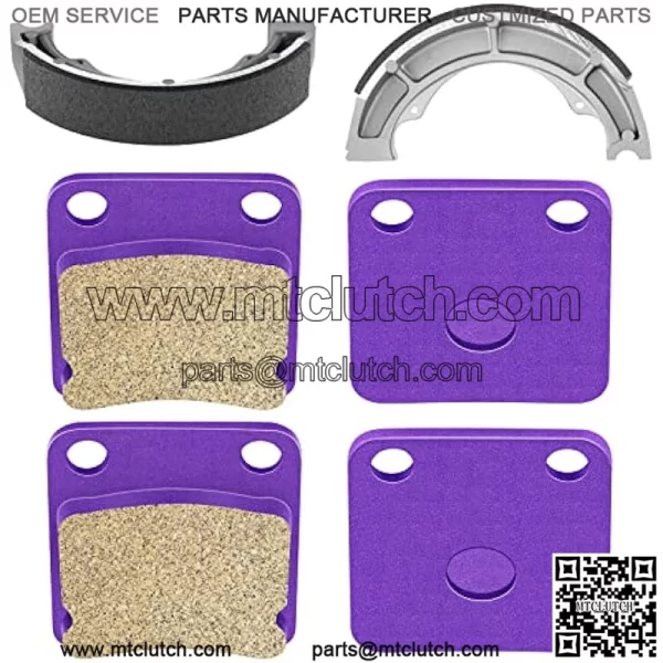 Brake shoes Fit For 02-07 for Suzuki Eiger 400 LTA400F LT-A400F 2x4 4x4 Front Brake pads and Rear Brake shoes