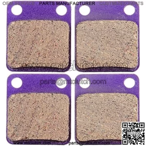 Brake Pads For Suzuki Eiger 400 2002-2007 for Honda ATC250R 1981-1982, 2 Sets Front and Rear Brake Pads