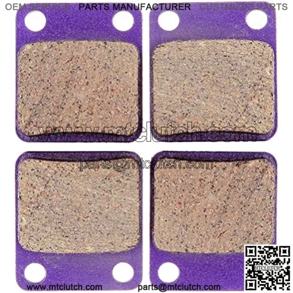 Brake Pads For Suzuki Eiger 400 2002-2007 for Honda ATC250R 1981-1982, 2 Sets Front and Rear Brake Pads - Image 3