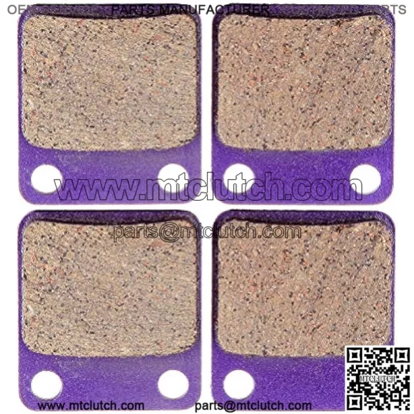 Brake Pads For Suzuki Eiger 400 2002-2007 for Honda ATC250R 1981-1982, 2 Sets Front and Rear Brake Pads - Image 4