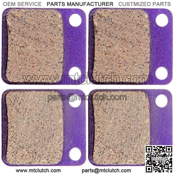 Brake Pads For Suzuki Eiger 400 2002-2007 for Honda ATC250R 1981-1982, 2 Sets Front and Rear Brake Pads - Image 5
