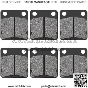 Brake Pads for Yamaha Grizzly 400 450 YFM400 YFM450 Wolverine Kodiak Big Bear YFZ350 Kodiak 1995-2009 1999-2006 2000-2012 2007-20133PCS