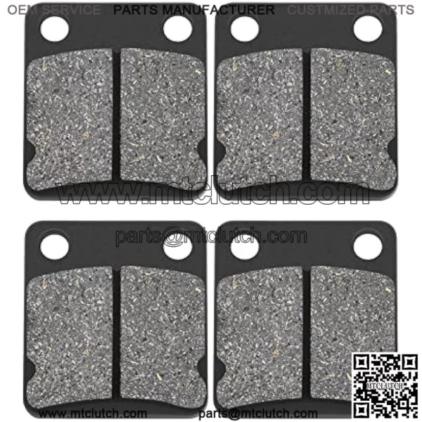 Front and Rear Brake Pads for Yamaha Grizzly 400 450 YFM250 YFM350 YFM400 YFM450 Wolverine Kodiak Big Bear YFZ350 YFZ350 YFZ450 Warrior Banshee 1995-2014