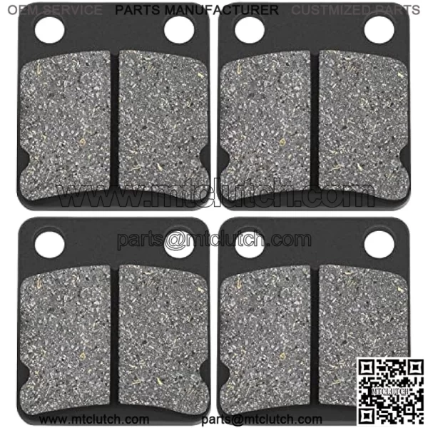 Brake Pads for Yamaha Grizzly 400 450 YFM400 YFM450 Wolverine Kodiak Big Bear YFZ350 YFZ350 Warrior Banshee Front Brake Pads 1995-2009 1999-2006 2000-2012 2007-2013