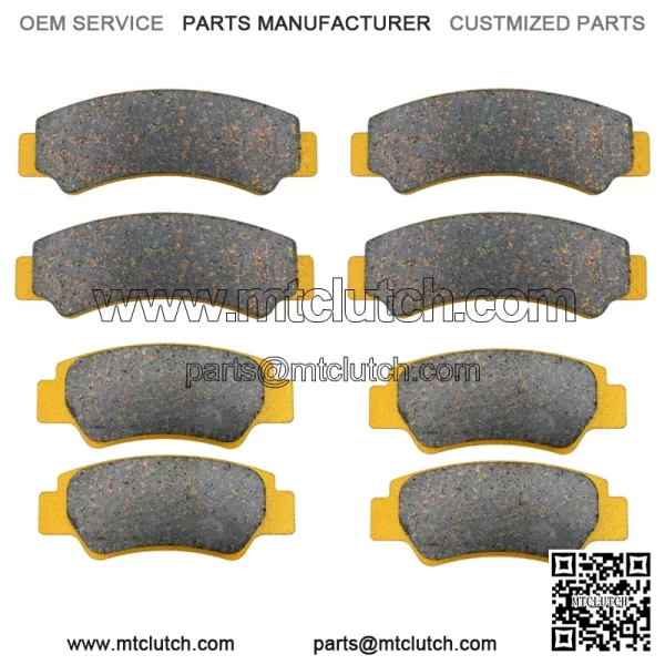 CF Moto CFORCE 600, 800, 1000 2019-2024 Ceramic Brake Pad Set Front & Rear (For: CF-Moto) - Image 2