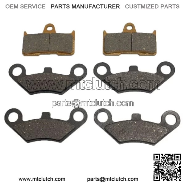 6Pcs Front Rear Brake Pads for CFMoto 500CC 600CC X5 X6 X8 U5 ATV UTV