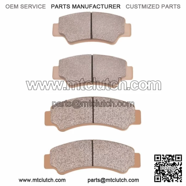 Front Rear Brake Pad For 2018-2024 CF Moto UFORCE 500 600 800 1000 UTV ATV SSV (For: CF-Moto) - Image 2