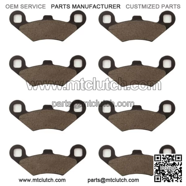 Front and Rear Brake Pads For ATV Polaris Sportsman 800 EFI X2 2007-2009