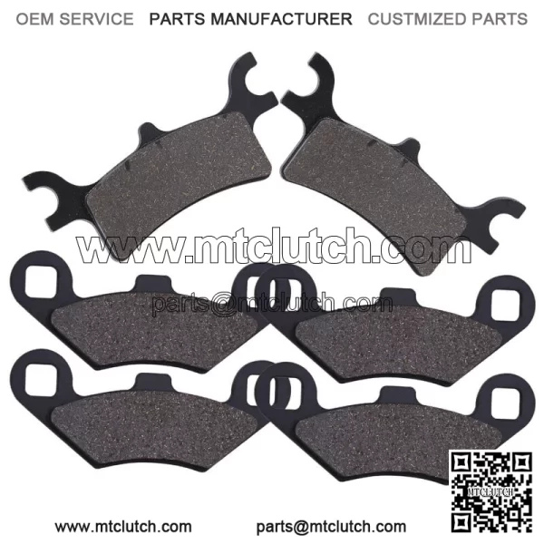 Front Rear Brake Pads for Polaris Sportsman 500 HO 4X4 2003-2009 ATV (For: Polaris) - Image 2