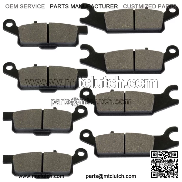 Front and Rear Brake Pads for Yamaha Grizzly 700 YFM700F 2007-2020 (For: Yamaha) - Image 4