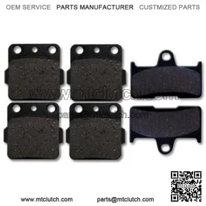YAMAHA Front + Rear Brake Pads Grizzly 660 (02-08) NEW (For: Yamaha)