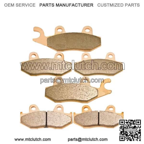 F+R Sintered Brake Pads For Yamaha Raptor 700 700R YFM700R YFM 700R 2013-2020 (For: Yamaha)