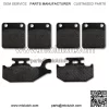 Yamaha Front + Rear Brake Pads YFM 400 450 Grizzly (07-10) Wolverine (06-10) (For: Yamaha) - Image 2