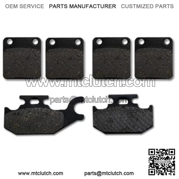 Yamaha Front + Rear Brake Pads YFM 400 450 Grizzly (07-10) Wolverine (06-10) (For: Yamaha) - Image 2