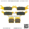 Yamaha Raptor 250 Ceramic Brake Pad Set Front & Rear 2008-2013 (For: Yamaha) - Image 2