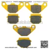Traild Yamaha YFM Grizzly 300 2012-2013 Ceramic Brake Pad Set Front & Rear (For: Yamaha) - Image 2