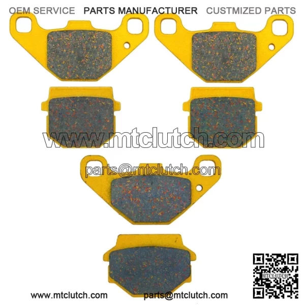 Traild Yamaha YFM Grizzly 300 2012-2013 Ceramic Brake Pad Set Front & Rear (For: Yamaha) - Image 2