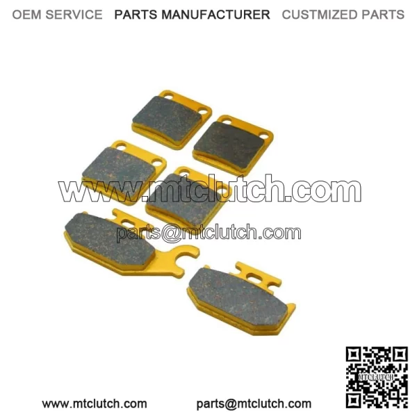 Yamaha YFM Wolverine 450 2006-2010 Ceramic Brake Pad Set (For: Yamaha)