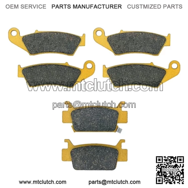Honda TRX700 XX 2008-2009 Ceramic Brake Pad Set Front & Rear (For: Honda) - Image 2