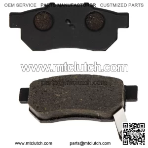 Brake Pad Set for Honda 06454-HL1-A01 Rear Left Organic Big Red 700 (For: Honda)