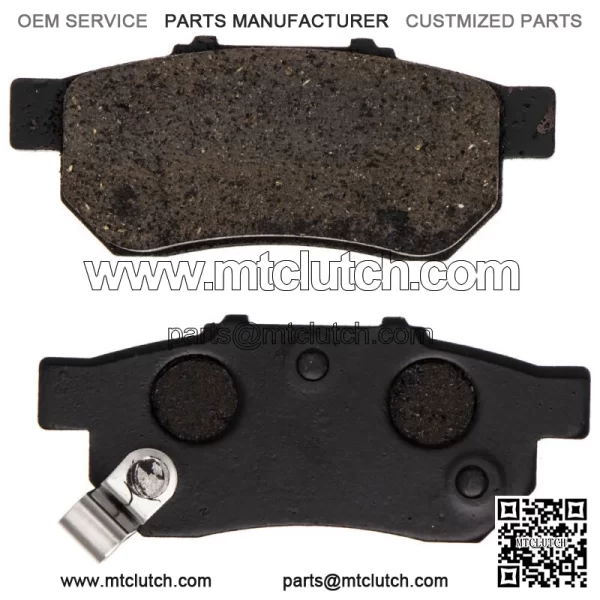 Brake Pad Set for Honda 06454-HL1-A01 Rear Left Organic Big Red 700 (For: Honda) - Image 2