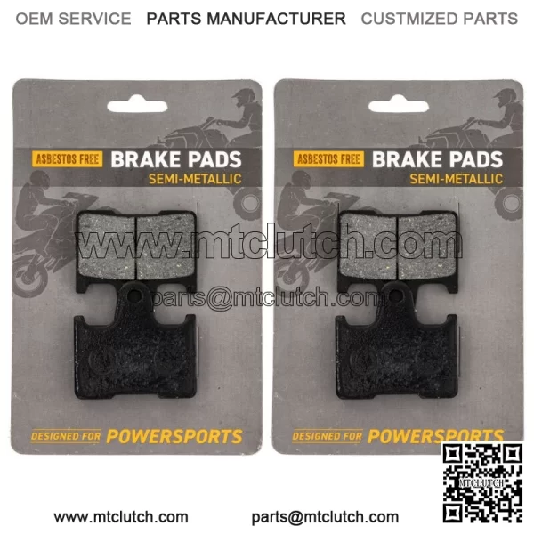 Brake Pad Set for Yamaha RX1 RS Vector Venture Rear Semi-Metallic 2 Pack (For: Yamaha)