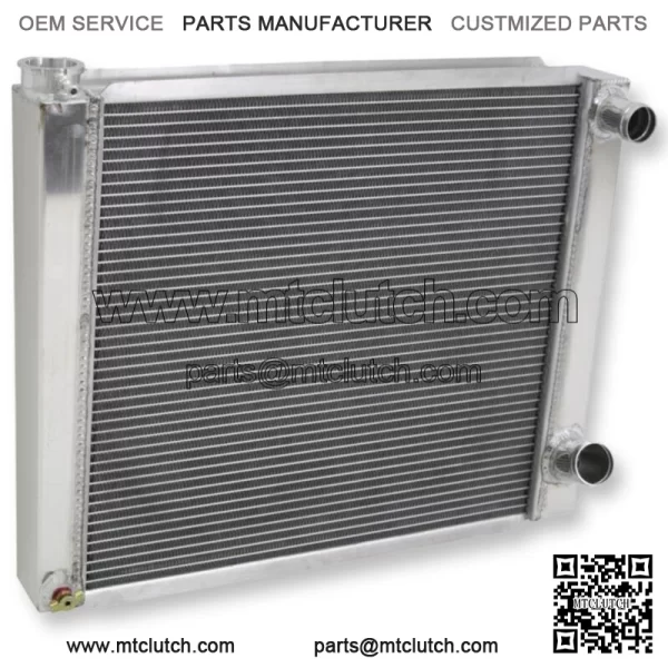 Aluminum Chevy Racing Radiator Double Pass 24" Performance IMCA 2 Row Universal