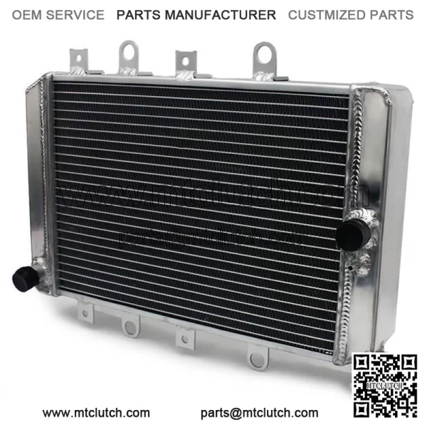 Aluminum ATV Radiator For Yamaha YFM550 YFM700 Grizzly 550/700 2009-2014 1HP-E2460-00-00