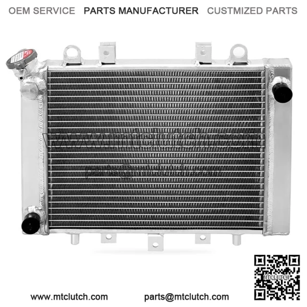 Aluminum ATV Radiator For Kawasaki Brute Force KVF650 4X4i 2005-2010 / KVF750 4X4i 2005-2007