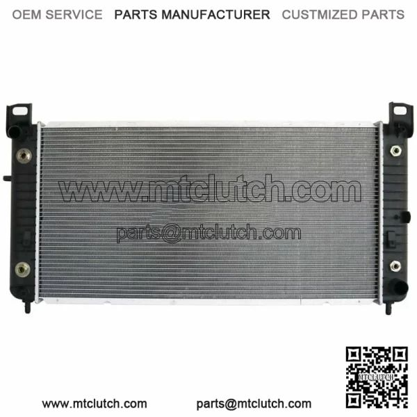 One New DENSO Auto Parts Radiator 2219514 for Cadillac Chevrolet GMC Hummer (For: More than one vehicle)