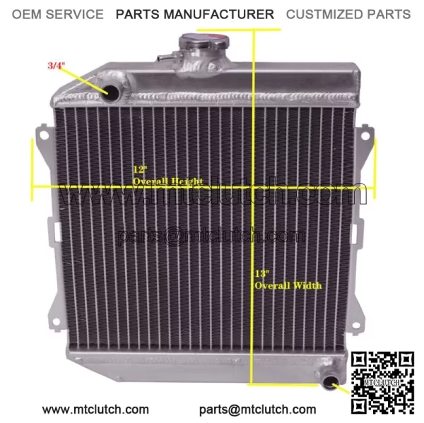 Radiator For 2014-2020 TRX420 Rancher TRX500 Foreman&2020 TRX520 Fourtrax (For: Honda) - Image 2