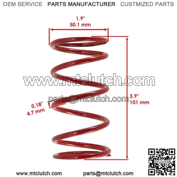 Secondary Driven Clutch Spring for Polaris Sportsman 850 XP 2011 2012 2013 For: Polaris Sportsman 570 - Image 2