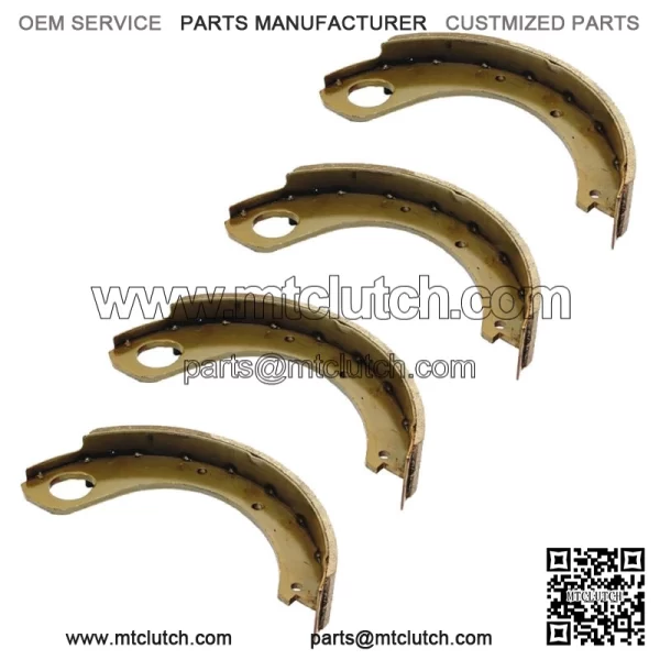 830537M93AF Brake Shoes (4) Fits Massey Ferguson TO20 and TO30 Tractors