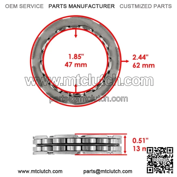 for Honda TRX300 Fourtrax 300 1988 1989 1990-2000 Clutch Housing One Way Bearing For: Honda - Image 2